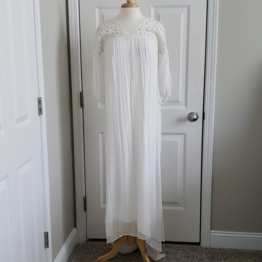 New Hoss Intropia Casual Wedding Dress with Train